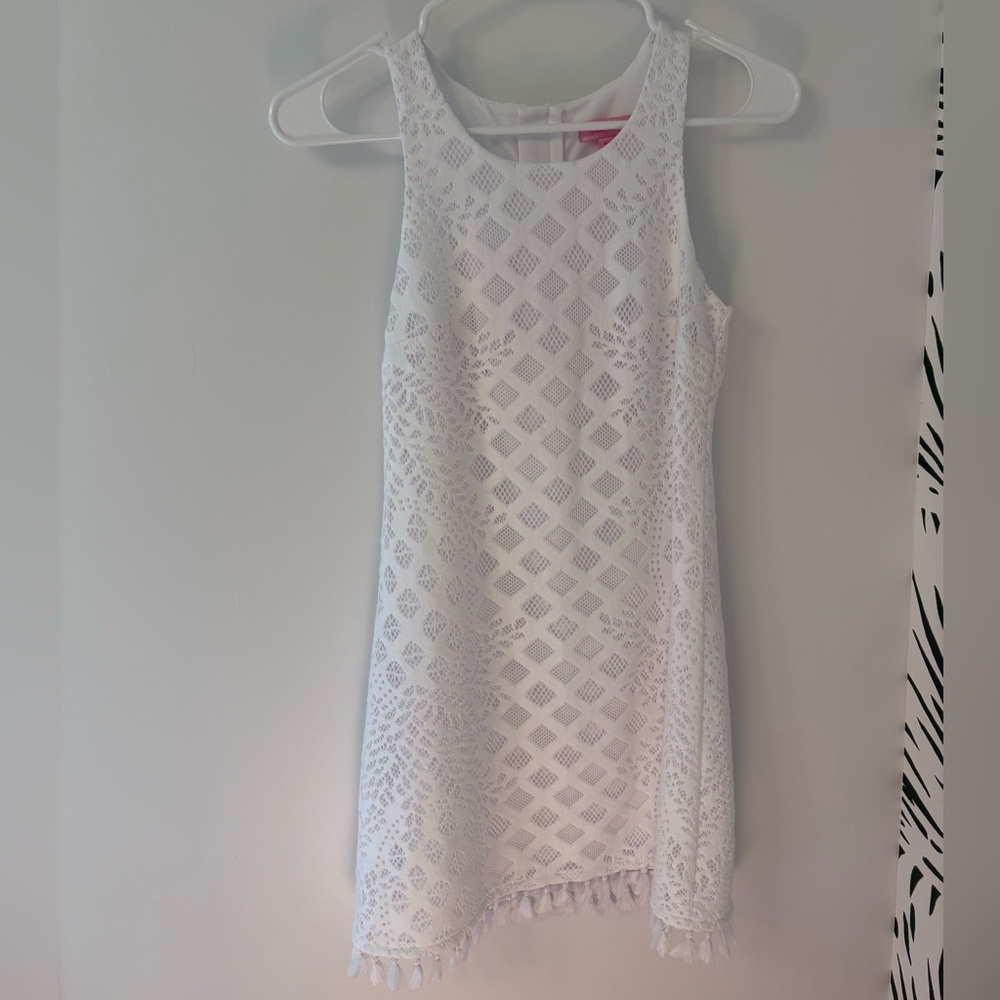 Lilly Pulitzer White Lace Dress